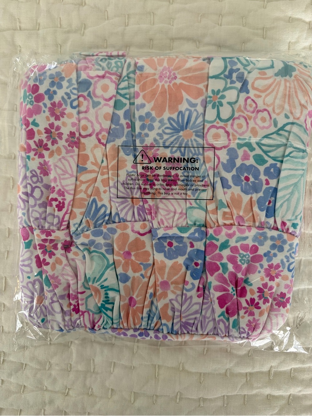 NIB Little Sleepies PLAY Bamboo Doodle Blooms Flutter Tank Tiered Dress 4T - Picture 3 of 3